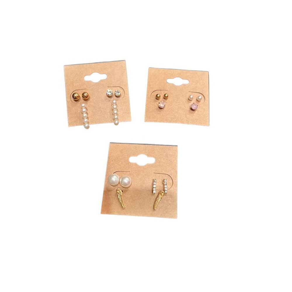 SALE NWT Set of 9 Earrings Angel Wings Pearl Drops